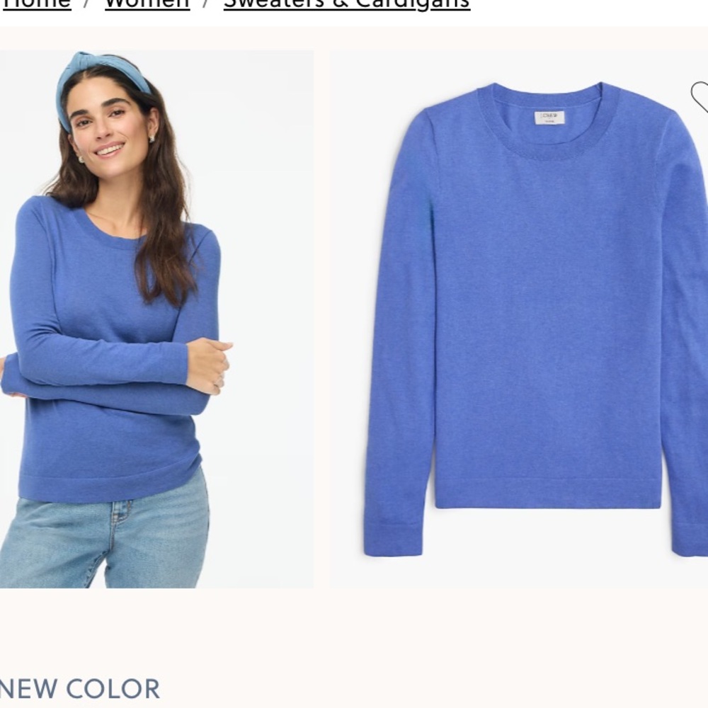 J. Crew Cotton Teddie Sweater